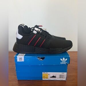 NEW Adidas NMD R1 Germany Black Power Red GX9887 Shoes - Men’s Size 7.5 Sneakers